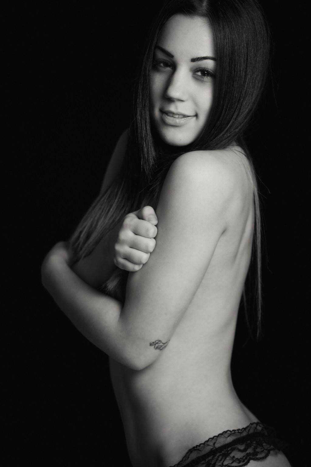 Shooting photo topless en&nbsp;Studio